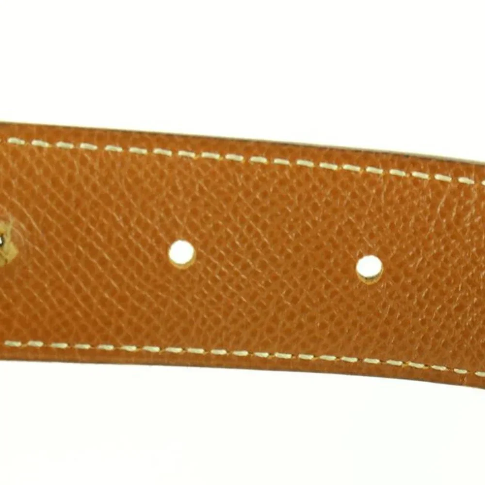 Hermès 32mm Black x Brown Reversible H Logo Belt Kit 97he719s